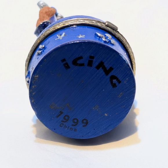 Vintage Collectible Claire's Wizard Bear Hinged Trinket/Jewelry Box - Picture 7 of 7